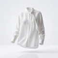 Luna Tie-Neck Silk Blouse