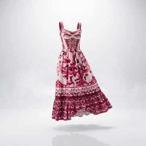 Heritage Rose Print Sundress