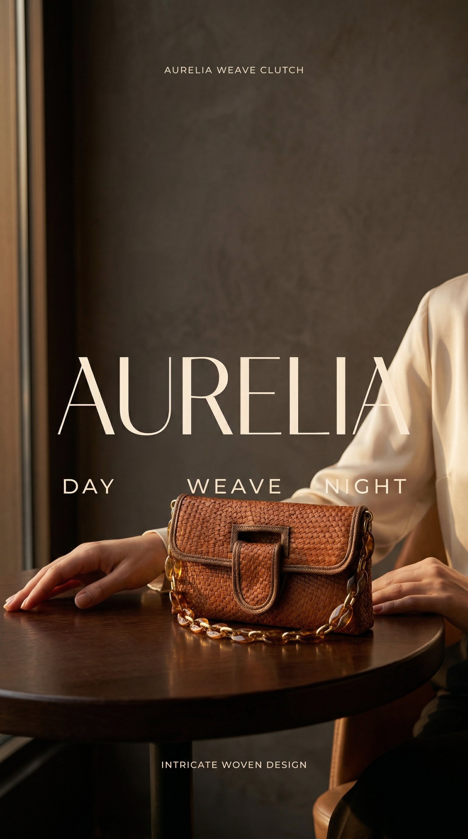 Aurelia Weave Clutch