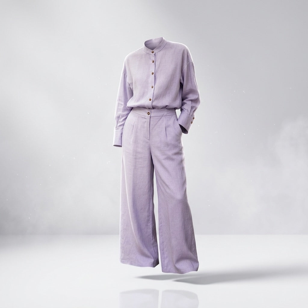 Lavender Tailored Linen Set