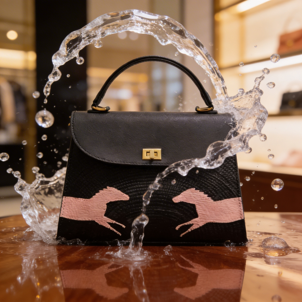 Maison Équinoxe Kelly Bag – Noir Équestre Edition