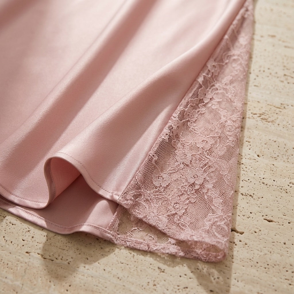 Blush Lace Knit Cardigan Set