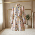 Pastel Heritage Button Dress