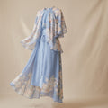 Blue Garden Drape Layer Set