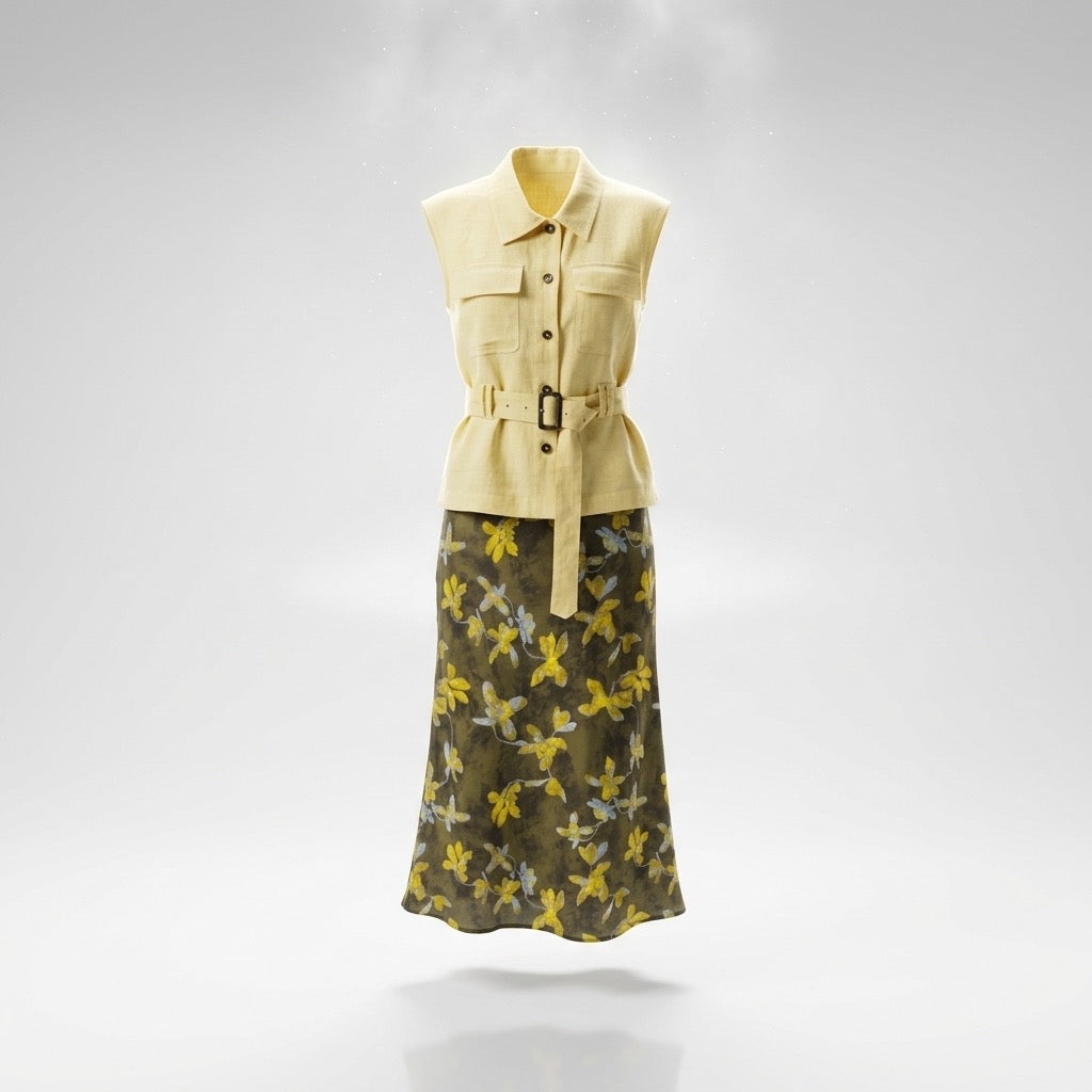 Heritage Bloom Vest Set