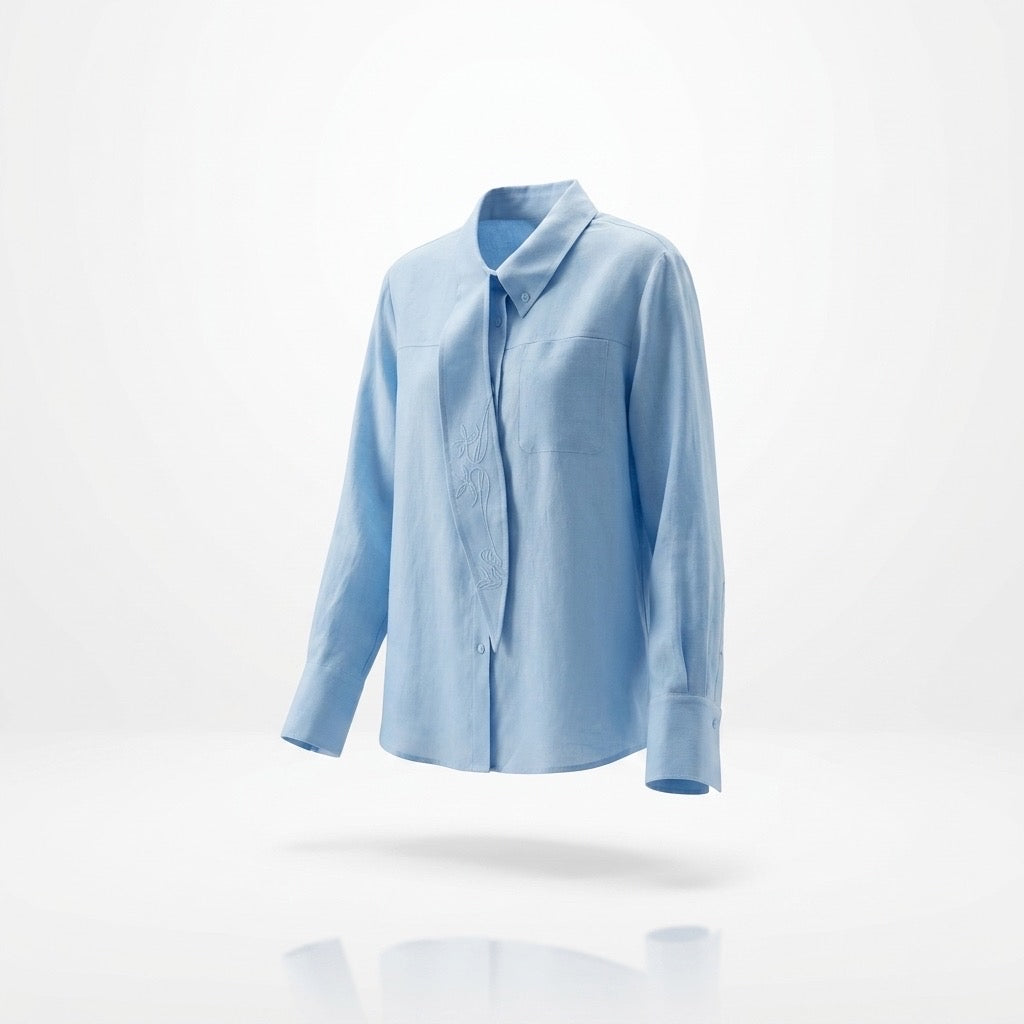 Heritage Silk-Touch Poet Blouse