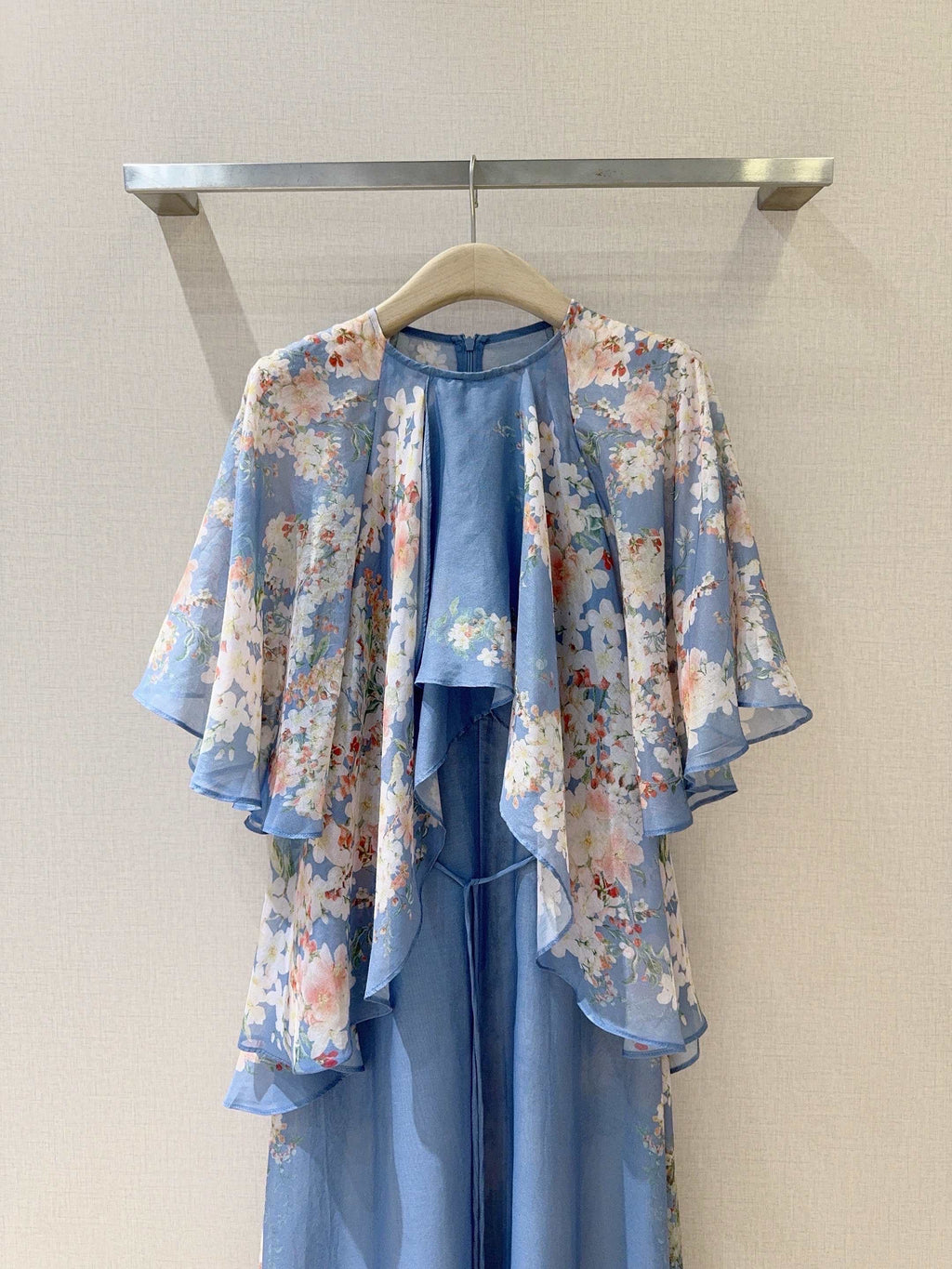 Blue Garden Drape Layer Set