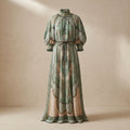 Verdant Muse Smocked Maxi Dress