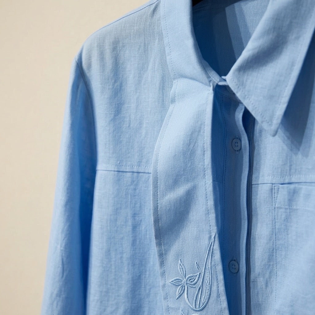 Heritage Silk-Touch Poet Blouse
