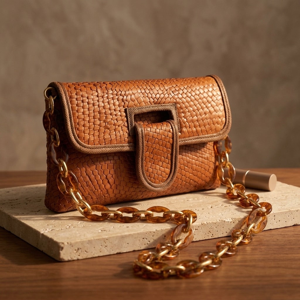 Aurelia Weave Clutch
