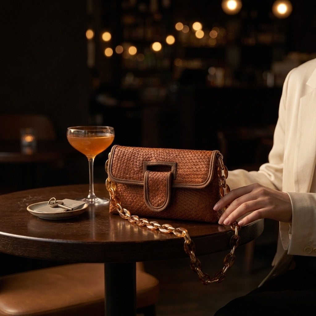 Aurelia Weave Clutch