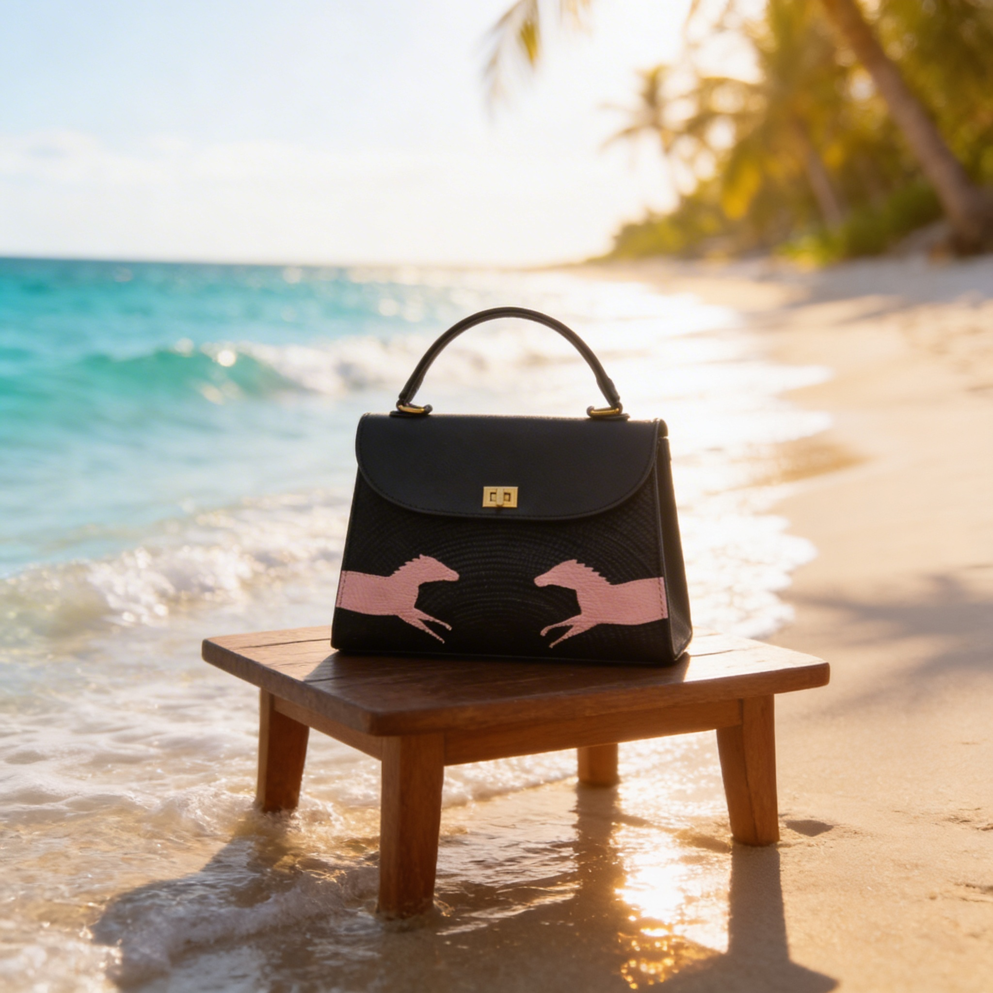 Maison Équinoxe Kelly Bag – Noir Équestre Edition