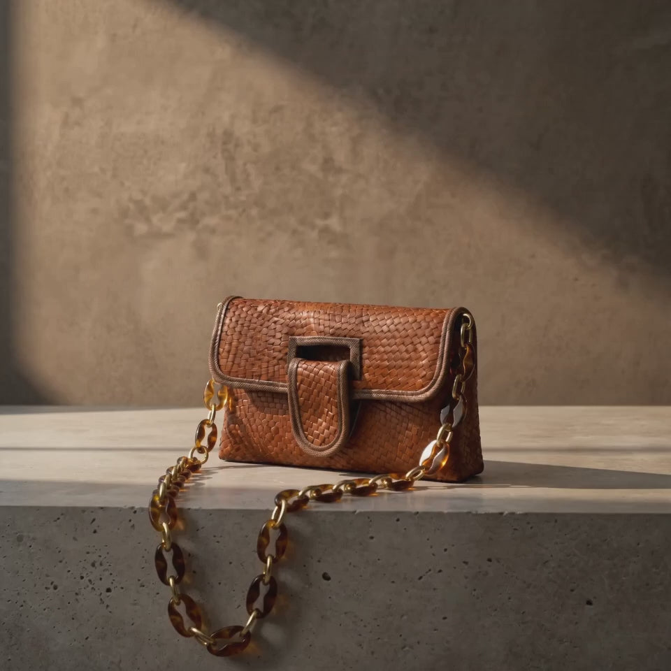 Aurelia Weave Clutch